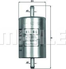 Magneti Marelli 154087569910 - Топливный фильтр abcparts.ee