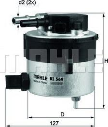 Magneti Marelli 154703853740 - Топливный фильтр abcparts.ee