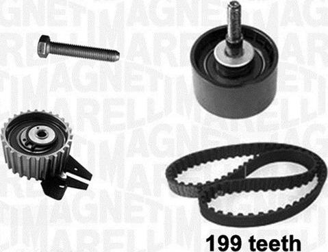 Magneti Marelli 341301040000 - Комплект зубчатого ремня ГРМ abcparts.ee