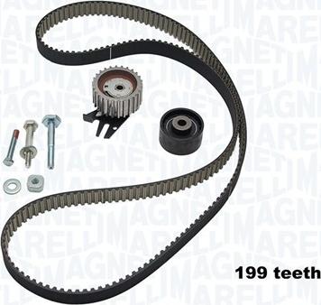 Magneti Marelli 341303440000 - Комплект зубчатого ремня ГРМ abcparts.ee