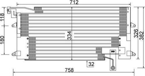 Magneti Marelli 359003221660 - Конденсатор кондиционера abcparts.ee