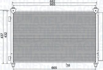 Magneti Marelli 350203991000 - Конденсатор кондиционера abcparts.ee