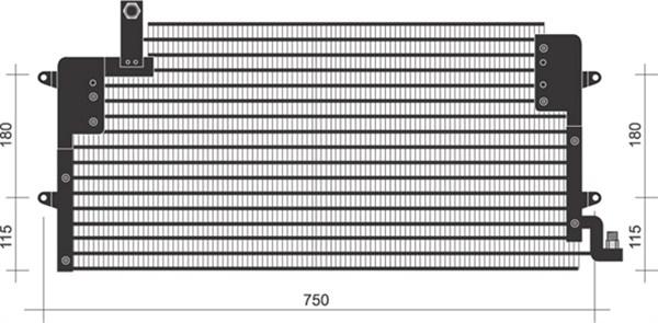 Magneti Marelli 350203449000 - Конденсатор кондиционера abcparts.ee