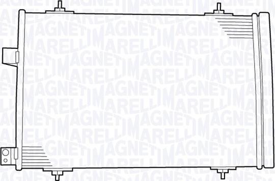 Magneti Marelli 350203639000 - Конденсатор кондиционера abcparts.ee