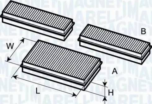 Magneti Marelli 350203061780 - Фильтр воздуха в салоне abcparts.ee