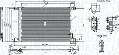 Magneti Marelli 350203010600 - Конденсатор кондиционера abcparts.ee