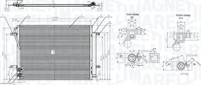 Magneti Marelli 350203105900 - Конденсатор кондиционера abcparts.ee