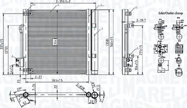 Magneti Marelli 350203107800 - Конденсатор кондиционера abcparts.ee