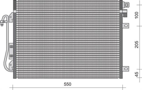 Magneti Marelli 350203379000 - Конденсатор кондиционера abcparts.ee