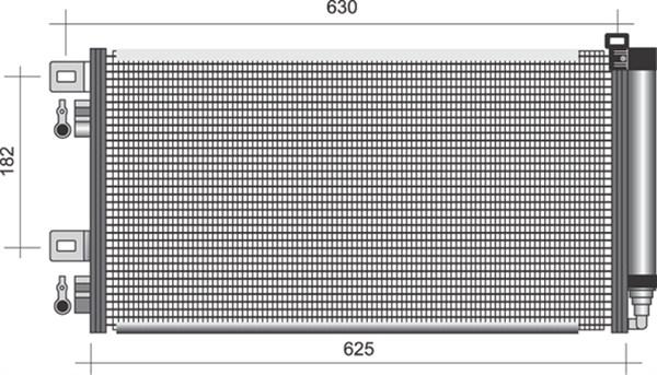 Magneti Marelli 350203275000 - Конденсатор кондиционера abcparts.ee