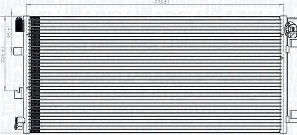 Magneti Marelli 350203787000 - Конденсатор кондиционера abcparts.ee