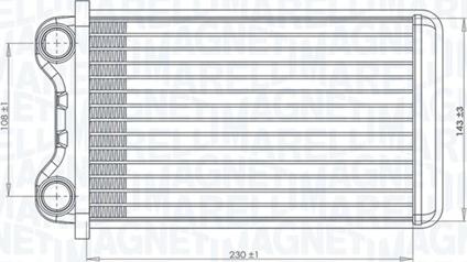 Magneti Marelli 350218472000 - Теплообменник, отопление салона abcparts.ee