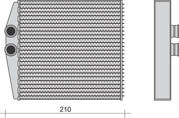 Magneti Marelli 350218271000 - Теплообменник, отопление салона abcparts.ee