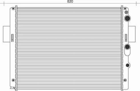 Magneti Marelli 350213939000 - Радиатор, охлаждение двигателя abcparts.ee