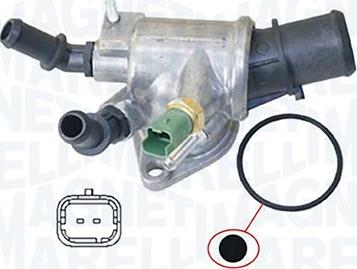 Magneti Marelli 352317000440 - Термостат охлаждающей жидкости / корпус abcparts.ee