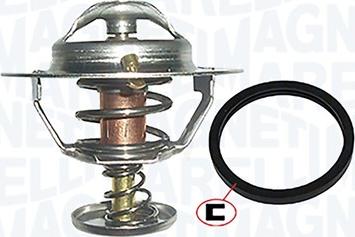 Magneti Marelli 352317001140 - Термостат охлаждающей жидкости / корпус abcparts.ee