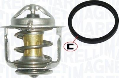 Magneti Marelli 352317003350 - Термостат охлаждающей жидкости / корпус abcparts.ee