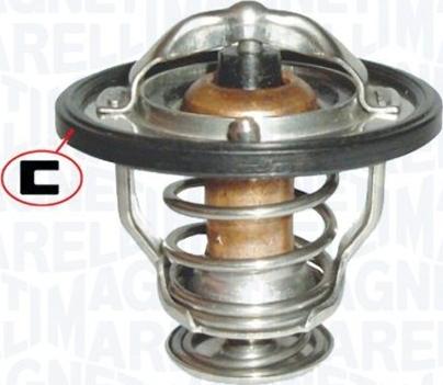 Magneti Marelli 352317102130 - Термостат охлаждающей жидкости / корпус abcparts.ee
