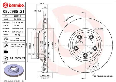 Magneti Marelli 360406166501 - Тормозной диск abcparts.ee