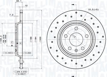 Magneti Marelli 360406214902 - Тормозной диск abcparts.ee