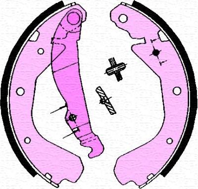 Magneti Marelli 360219196292 - Тормозные башмаки, барабанные abcparts.ee