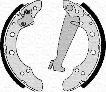 Magneti Marelli 360219192088 - Тормозные башмаки, барабанные abcparts.ee