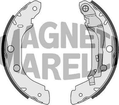 Magneti Marelli 360219192199 - Тормозные башмаки, барабанные abcparts.ee