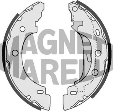 Magneti Marelli 360219192198 - Тормозные башмаки, барабанные abcparts.ee