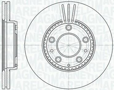 Magneti Marelli 361302040440 - Тормозной диск abcparts.ee