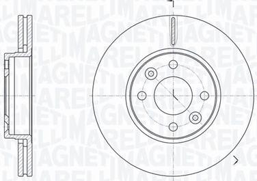 Magneti Marelli 361302040632 - Тормозной диск abcparts.ee