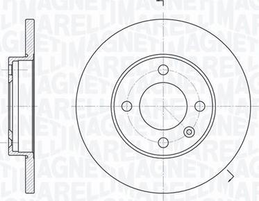 Magneti Marelli 361302040193 - Тормозной диск abcparts.ee