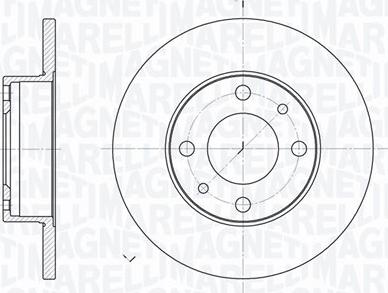 Magneti Marelli 361302040181 - Тормозной диск abcparts.ee