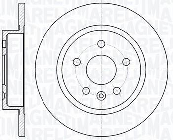 Magneti Marelli 361302040363 - Тормозной диск abcparts.ee