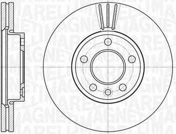 Magneti Marelli 360704002600 - Тормозной диск abcparts.ee