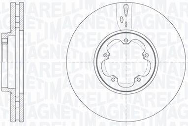 Magneti Marelli 361302040793 - Тормозной диск abcparts.ee