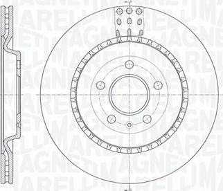 Magneti Marelli 361302040776 - Тормозной диск abcparts.ee