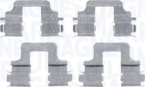 Magneti Marelli 363915110083 - Комплектующие для колодок дискового тормоза abcparts.ee