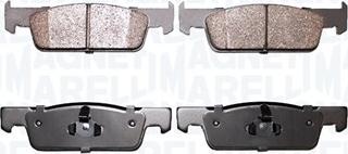 Magneti Marelli 363916060944 - Тормозные колодки, дисковые, комплект abcparts.ee