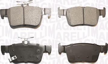 Magneti Marelli 363916060938 - Тормозные колодки, дисковые, комплект abcparts.ee