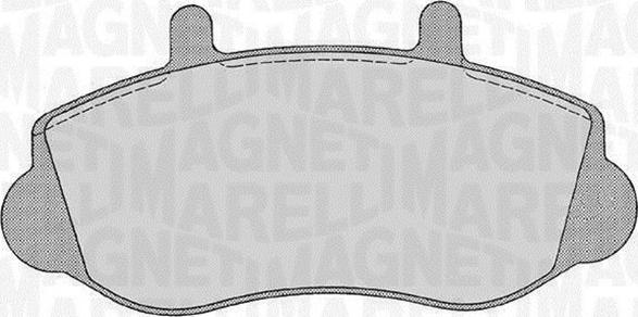 Magneti Marelli 363916060544 - Тормозные колодки, дисковые, комплект abcparts.ee