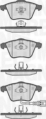 Magneti Marelli 363916060606 - Тормозные колодки, дисковые, комплект abcparts.ee