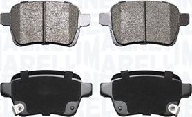 Magneti Marelli 363916060879 - Тормозные колодки, дисковые, комплект abcparts.ee