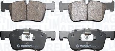 Magneti Marelli 363916060732 - Тормозные колодки, дисковые, комплект abcparts.ee