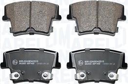 Magneti Marelli 363916061441 - Тормозные колодки, дисковые, комплект abcparts.ee