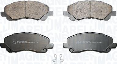 Magneti Marelli 363916061431 - Тормозные колодки, дисковые, комплект abcparts.ee