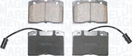 Magneti Marelli 363916061427 - Тормозные колодки, дисковые, комплект abcparts.ee