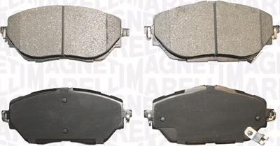 Magneti Marelli 363916061139 - Тормозные колодки, дисковые, комплект abcparts.ee