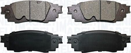 Magneti Marelli 363916061126 - Тормозные колодки, дисковые, комплект abcparts.ee