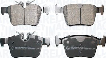 Magneti Marelli 363916061398 - Тормозные колодки, дисковые, комплект abcparts.ee