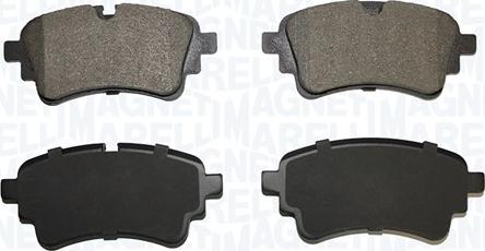 Magneti Marelli 363916061261 - Тормозные колодки, дисковые, комплект abcparts.ee